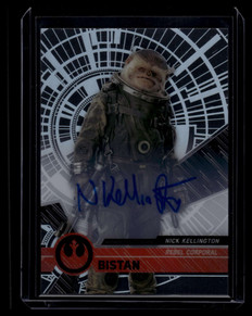 2017 Star Wars High Tek Autographs NNO Nick Kellington Auto Corporal Bistan