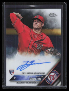 2016 Topps Chrome Rookie Autographs RALG Lucas Giolito Rookie Auto