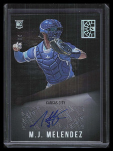 2022 Panini Capstone Autographs Holo Silver 8 M. J. Melendez Rookie Auto 38/99