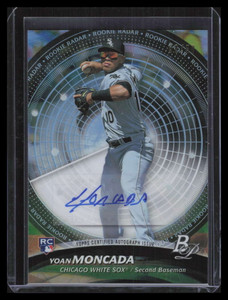 2017 Bowman Platinum Rookie Radar Autographs RRYM Yoan Moncada Rookie Auto 2/50