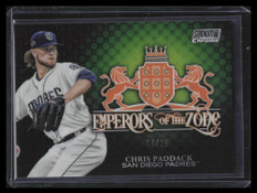 2020 Stadium Club Chrome Emperors of Zone Orange Refractor Chris Paddack 4/25