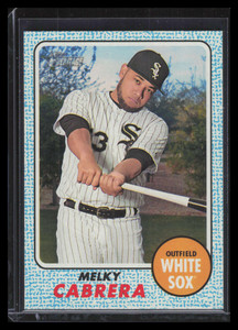 2017 Topps Heritage Blue 41 Melky Cabrera /50