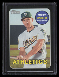 2018 Topps Heritage Black Border 701 Stephen Piscotty /50