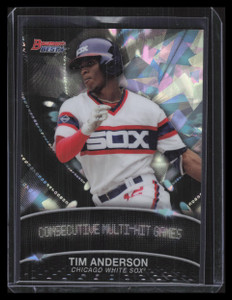 2016 Bowman's Best Stat Lines Atomic Refractor SLTA Tim Anderson Rookie
