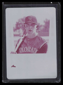 2011 Bowman Draft Prospects Printing Plate Magenta Carl Thomore Rookie 1/1