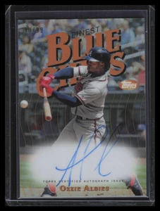 2019 Finest Blue Chips Autographs FBCAOA Ozzie Albies Auto 90/99