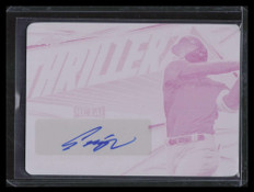 2022 Leaf Metal Draft Thrillerz Printing Plate Seiya Suzuki Rookie Auto 1/1