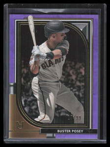 2021 Topps Museum Collection Amethyst 51 Buster Posey 17/99
