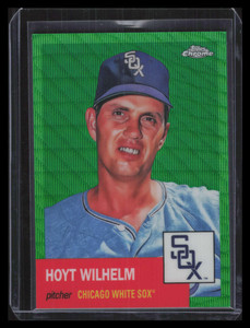 2022 Topps Chrome Platinum Green Wave Refractor 114 Hoyt Wilhelm 69/99