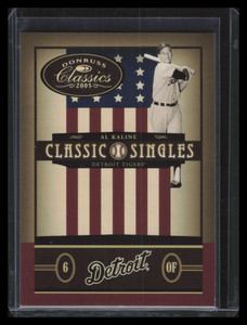 2005 Donruss Classics Classic Singles Gold 17 Al Kaline 4/25