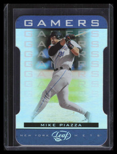 2005 Leaf Gamers Quantum Die Cut 12 Mike Piazza 32/50