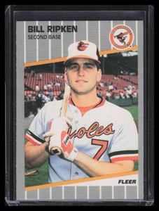 1989 Fleer 616a Bill Ripken ERR Rick Face Written on knob of bat F*CK 130277