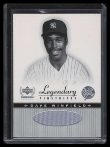 2000 Upper Deck Yankees Legends Legendary Pinstripes DWLP Dave Winfield Jersey