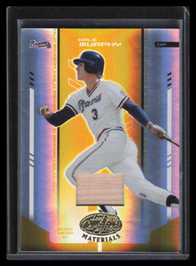 2004 Leaf Certified Materials Mirror Bat Gold 218 Dale Murphy Bat 16/25