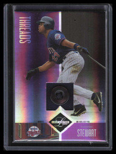 2004 Leaf Limited Threads Button 145 Shannon Stewart Button Patch 5/6