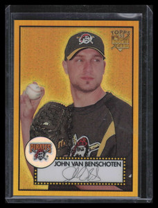 2006 Topps '52 Chrome Gold Refractor 81 John Van Benschoten Rookie 48/52