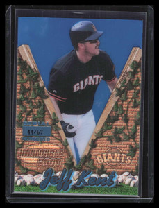 2000 Pacific Invincible Platinum Blue 130 Jeff Kent 44/67