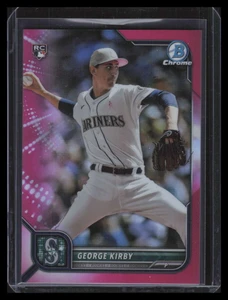 2022 Bowman Chrome Fuchsia Refractor 34 George Kirby Rookie 19/299
