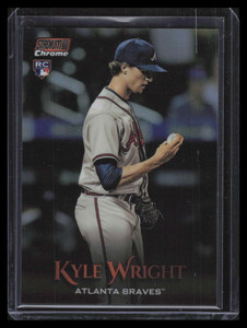 2019 Stadium Club Chrome Orange Refractor scc73 Kyle Wright Rookie 96/99