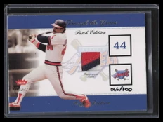 2002 Greats of the Game Through Years Level 1 Reggie Jackson Angels Patch 66/100
