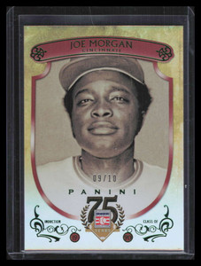 2014 Panini Hall of Fame Red Frame Green 67 Joe Morgan 9/10
