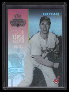 2003 Donruss Champions Holo-Foil 75 Bob Feller 17/25