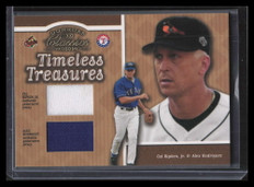 2003 Donruss Classics Timeless Treasures Alex Rodriguez Cal Ripken Jersey 23/25