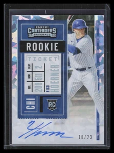2020 Panini Contenders Cracked Ice Ticket 117 Nico Hoerner Rookie Auto 10/23