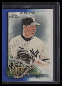 2022 Topps Allen and Ginter Chrome Blue Refractor 104 Roger Clemens 65/150