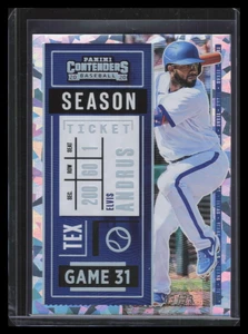 2020 Panini Contenders Cracked Ice Ticket 4 Elvis Andrus 9/23