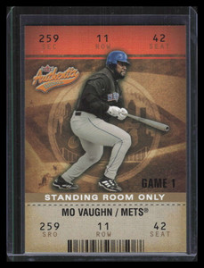 2003 Fleer Authentix Standing Room Only 52 Mo Vaughn 24/25