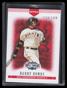 2007 Topps Triple Threads 75 Barry Bonds 1134/1350