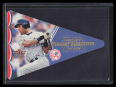 2001 Fleer Genuine Pennant Aggression 1 Derek Jeter