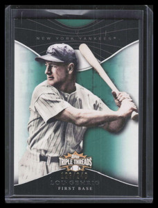 2009 Topps Triple Threads Emerald 12 Lou Gehrig 126/240