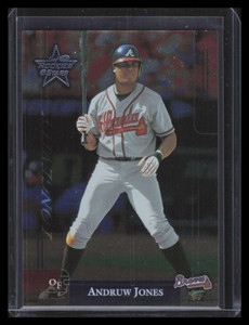 2002 Leaf Rookies and Stars Longevity 127 Andruw Jones 77/100