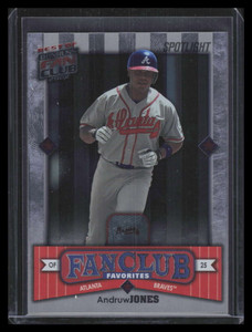 2002 Donruss Best of Fan Club Spotlight 276 Andrus Jones FC 68/100 Favorites