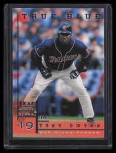 1998 Leaf Rookies and Stars True Blue 33 Tony Gwynn /500