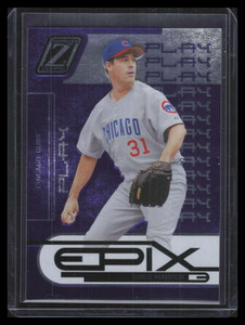 2005 Zenith Epix Purple Play 19 Greg Maddux 293/350