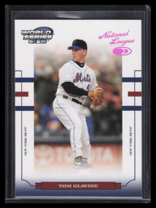 2004 Donruss World Series HoloFoil 100 118 Tom Glavine 58/100