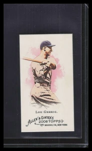 2008 Topps Allen and Ginter Mini Baseball Icons bi13 Lou Gehrig