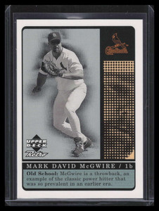 1999 Upper Deck Retro Old School/New School s10 Mark McGwire 303/1000