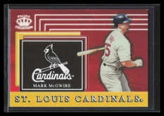 1999 Pacific Crown Collection Team Checklists 24 Mark McGwire