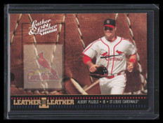 2004 Leather and Lumber Leather in Leather Silver 21 Albert Pujols 57/100