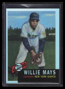 1997 Topps Mays Finest Refractor 3 Willie Mays 1953