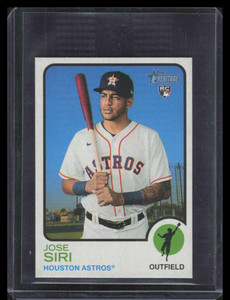 2022 Topps Heritage Mini 256 Jose Siri Rookie 49/100