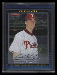 2002 Bowman Chrome Draft 17 Cole Hamels Rookie 140435