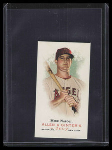 2007 Topps Allen and Ginter Mini No Card Number 206 Mike Napoli /50