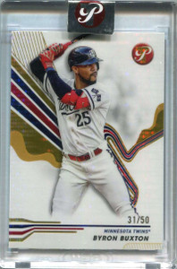 2024 Topps Pristine Gold Pristine Refractor 152 Byron Buxton 31/50