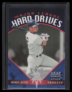 1998 Leaf Rookies and Stars Major League Hard Drives 11 Derek Jeter 1704/2500