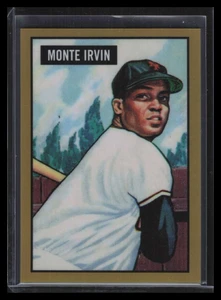 2017 Bowman Chrome '51 Bowman Gold Refractor 3 Monte Irvin 37/50